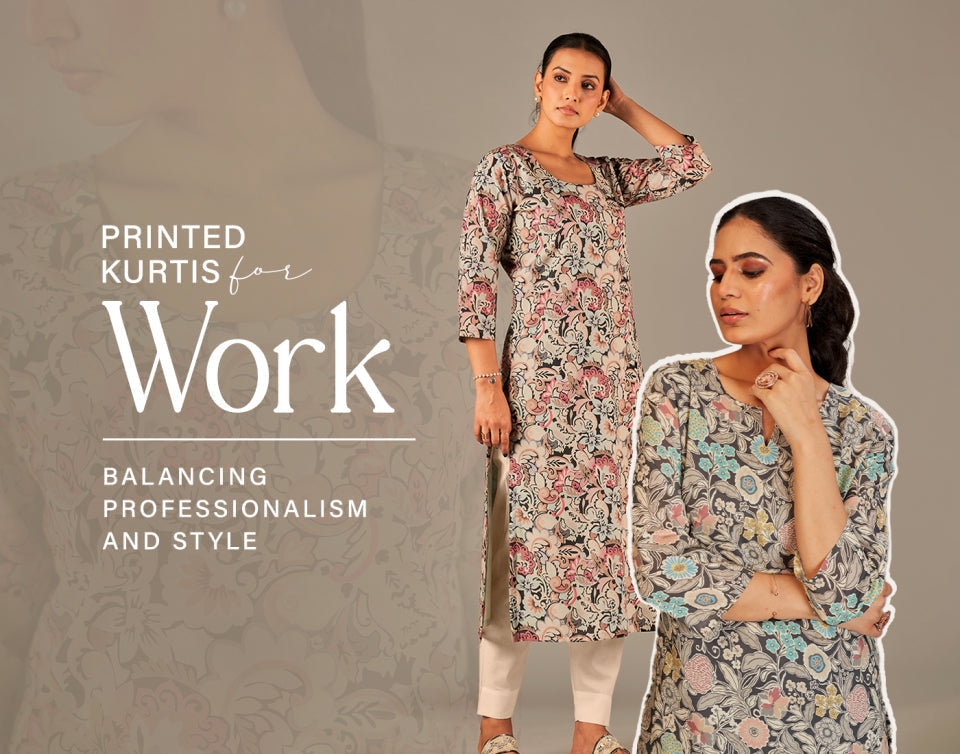 Printed Kurtis for Work