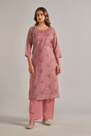 Sunaina Digital Printed Fabric Light Pink Top