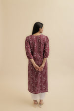 Load image into Gallery viewer, Sunaina Digital Printed Fabric Maroon Top
