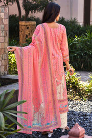 Pink Color  Pure Italian Lawn Digital Print Palazzo Suit