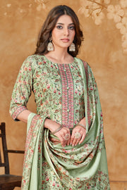 Jaam Satin Digital Print Casual Palazzo Salwar Kameez